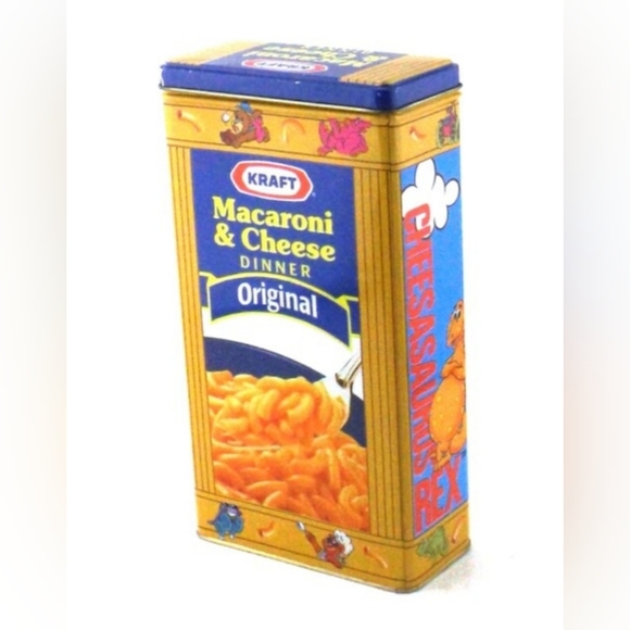 Vintage 1991, Kraft Macaroni & Cheese Cheeseasaurus Rex Tin, NEW in PACKAGE - Picture 13 of 16